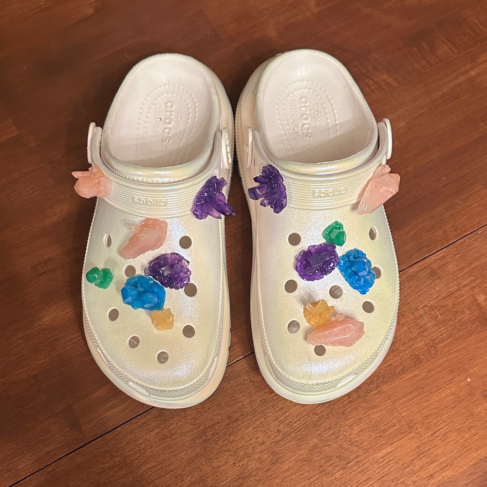 Crocs x Lil Nas X collab iridescent